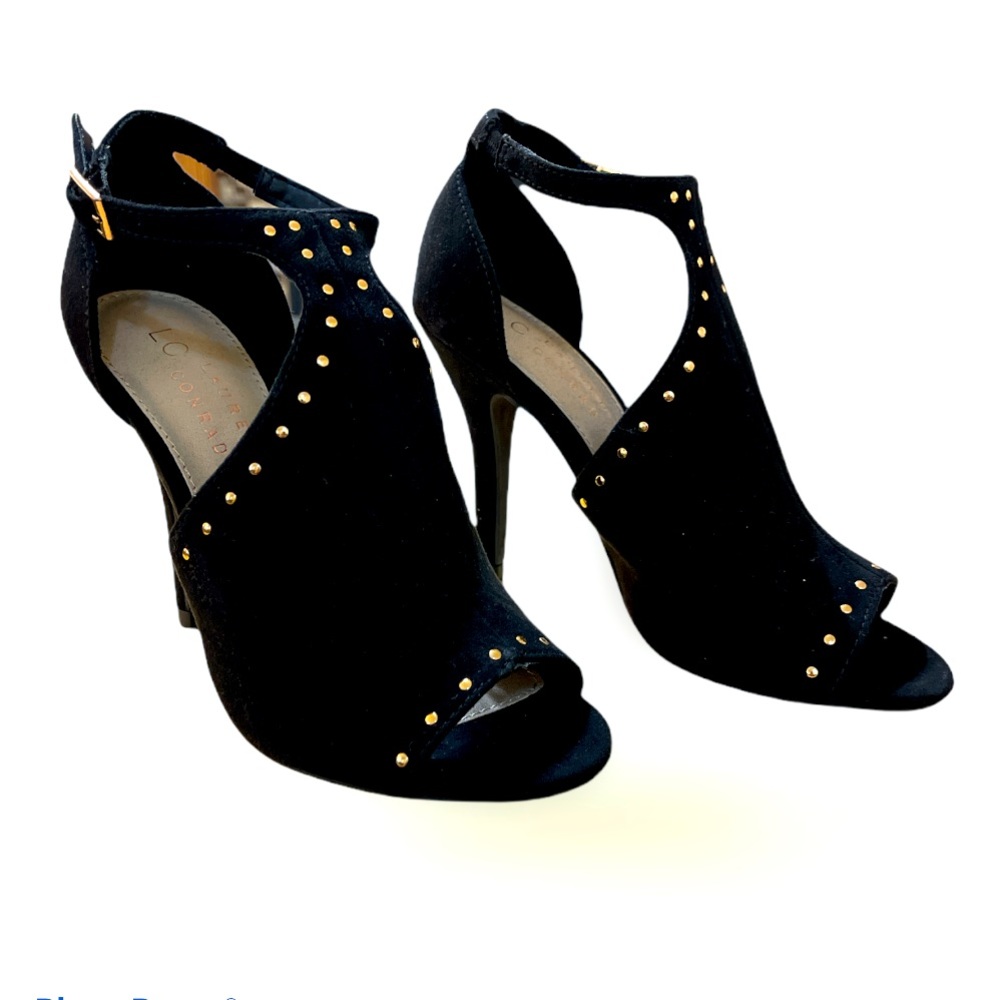 Lauren Conrad cannoli black heels